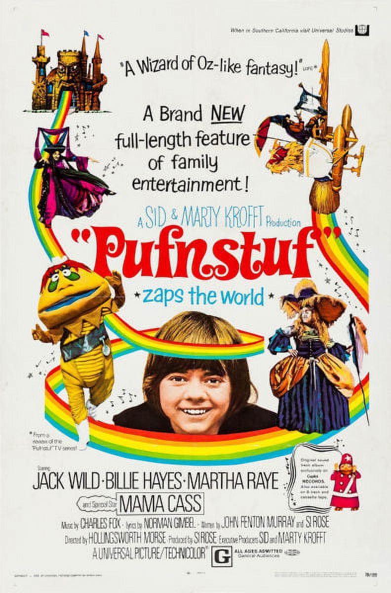 Pufnstuf Puf N Stuf Movie Poster 16In x 24In Medium Art Poster 16x24 Square Adults Poster Time
