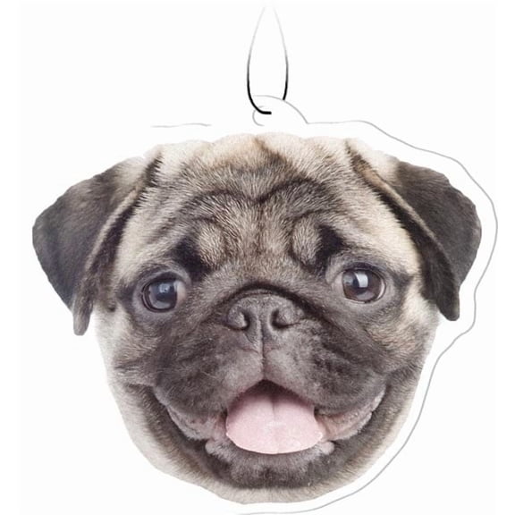 Spoontiques Pug New Car Scent Air Fresheners 3-pack
