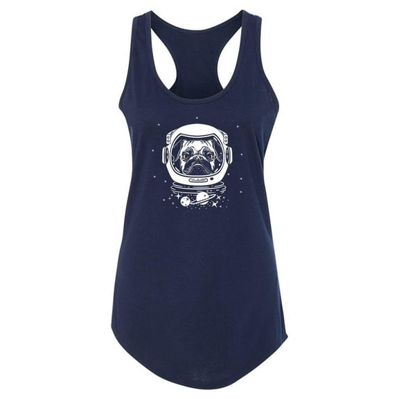 Pug Astronaut Tank Women -Image by Shutterstock, Female x-Large