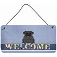 thumbnail image 1 of Pug Black Welcome Wall or Door Hanging Prints, 1 of 1