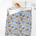 thumbnail image 1 of Pug Blanket Gifts for Kids - Puppy Dog Animal Lovers Throw Soft Warm Lightweight Fleece Cozy Fuzzy Blankets for Boys Girls Women Cartoon Birthday Bedroom Living Room Bed Couch Decor 40"x50", 1 of 6