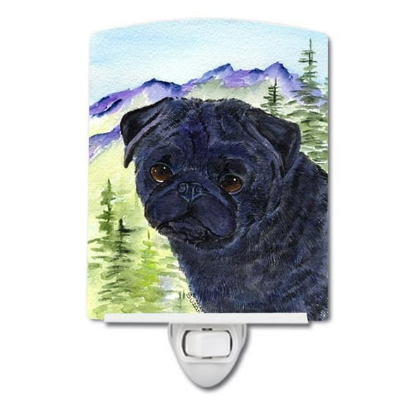 Pug Ceramic Night Light