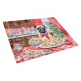 thumbnail image 1 of Pug Christmas Cookies Glass Cutting Board 12 in x 15 in, 1 of 5