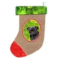 thumbnail image 1 of Pug Christmas Stocking, 1 of 1