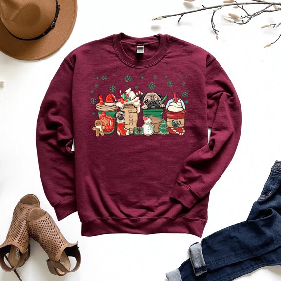 Pug Christmas Sweatshirt