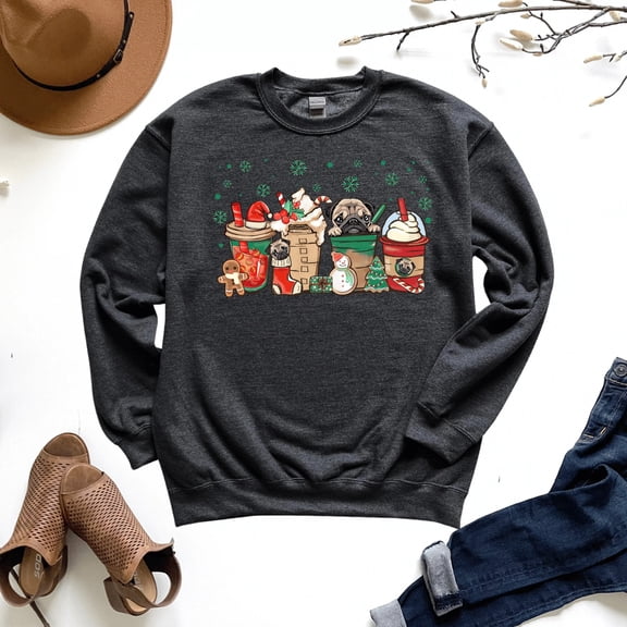 Pug Christmas Sweatshirt