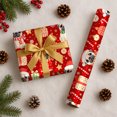 thumbnail image 1 of Pug Christmas Wrapping Paper Rolls, Pug Holiday Gift Wrapping Paper Merry Christmas, 1 of 7