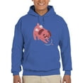 thumbnail image 1 of Pug Cupid Hoodie Men -Smartprints Designs, Male 4X-Large, 1 of 4