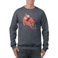 thumbnail image 1 of Pug Cupid Sweatshirt Men -Smartprints Designs, Male 5X-Large, 1 of 4