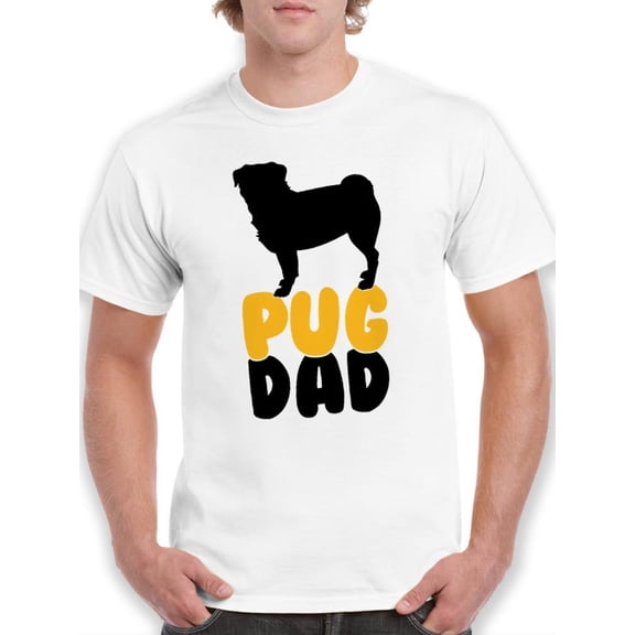 Pug Dad T-Shirt Men -SPIdeals Designs, Male x-Large