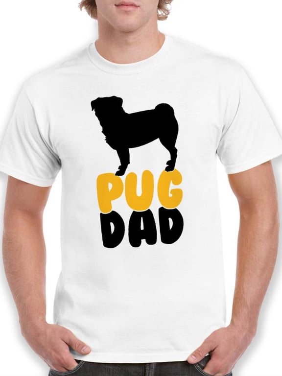 Pug Dad T-Shirt Men -SPIdeals Designs, Male x-Large