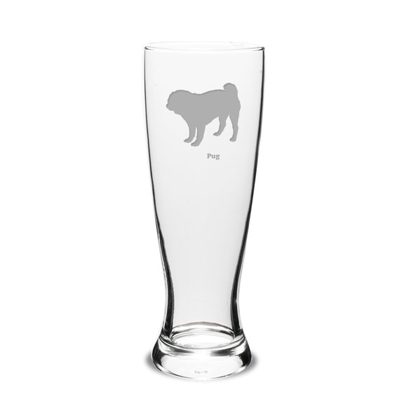 Pug Deep Etched 23 oz University Beer Pilsner