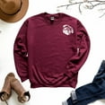 thumbnail image 1 of Pug Dog Shoulder Design Sweatshirt, 1 of 10