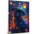 thumbnail image 1 of Pug Dog Watercolor Art Poster - Pug Dog Canvas Wall Art For Bedroom Decor - Modern Home Decor - Abstract Canvas Wall Art, 1 of 6