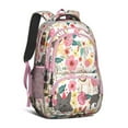 thumbnail image 1 of Pug Dogs with Flowers Backpack for School,Cute School Bag,Schoolbag with Adjustable Shoulder Straps & Padded Back,16.9 Inch, 1 of 5