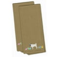 thumbnail image 1 of Pug Easter Tan Embroidered Towel Set of 2, 1 of 1