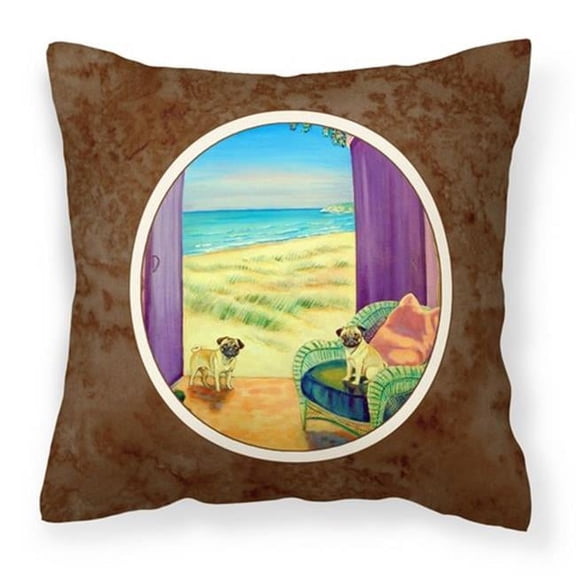 Pug Fabric Decorative Pillow