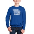 thumbnail image 1 of Pug Face - Boy's Word Art Crewneck Sweatshirt, 1 of 3