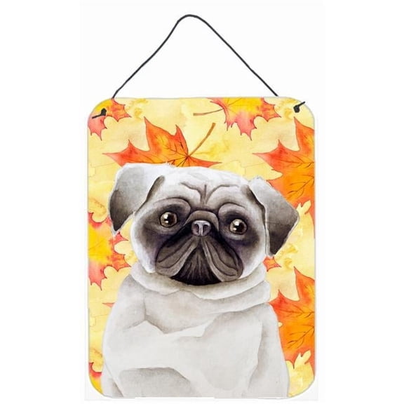 Pug Fall Wall or Door Hanging Prints