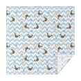 thumbnail image 1 of Pug and Footprints Square Tablecloth,Waterproof Square Table Cover,Wipeable Spillproof Washable Table Cover for Home Kitchen Party Decor 42"X42"(107x107cm), 1 of 6