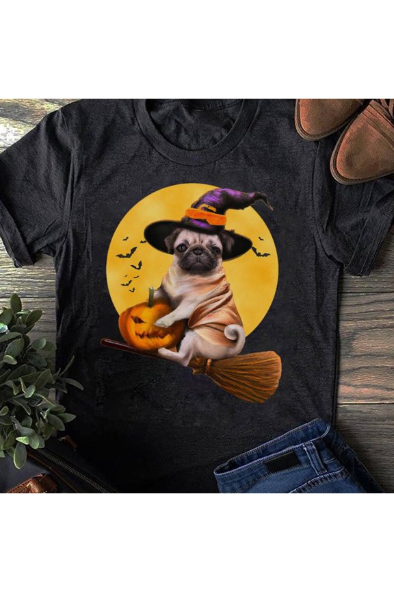 Pug Halloween Costume T-Shirt: Dog Lovers Gift