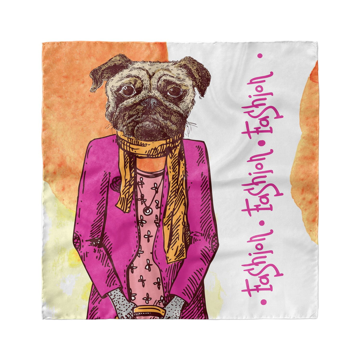 Pug scarves top