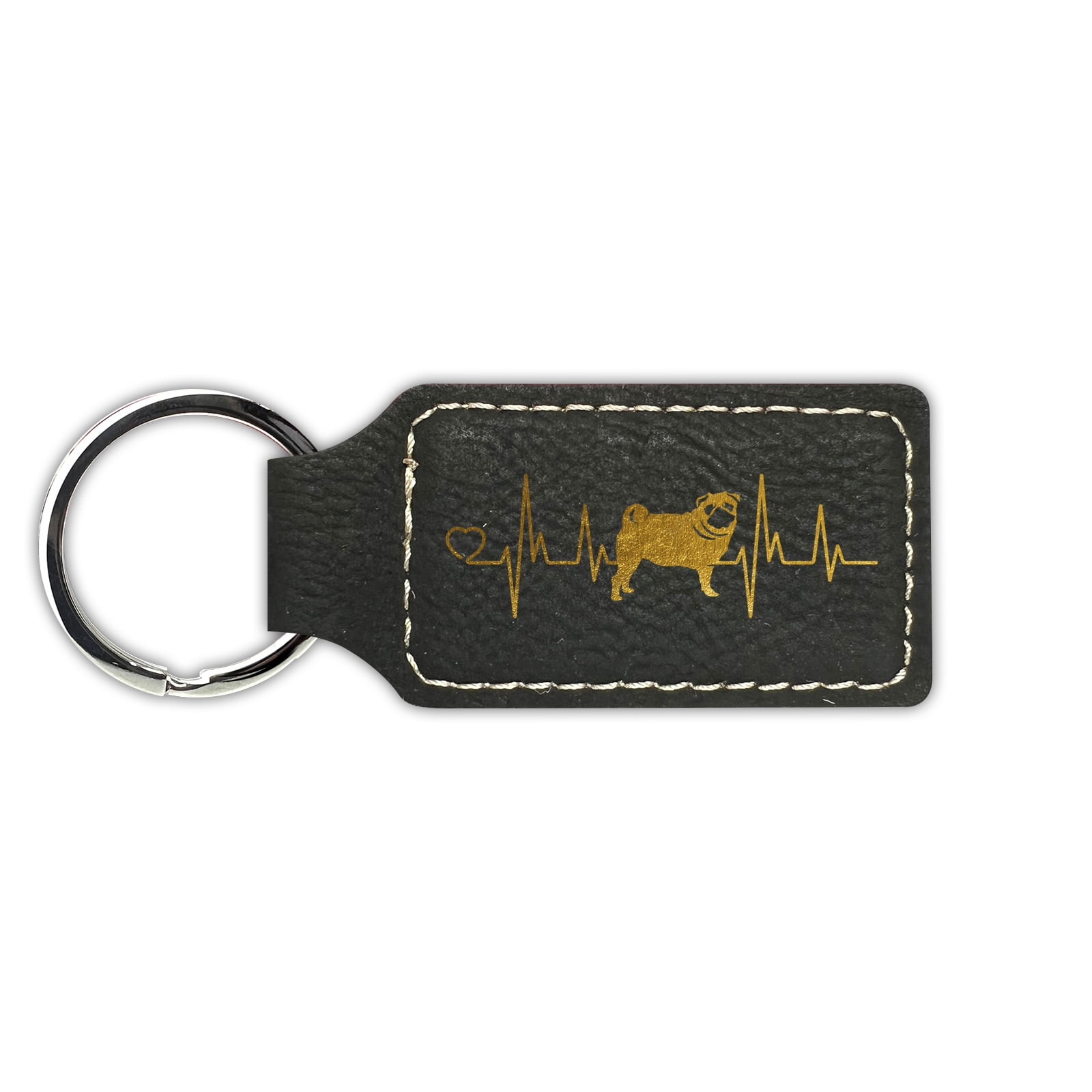 PLITI Kajak-Schlüsselanhänger Aus Edelstahl – Herzschlag-Linien-Design – Geschenk Für Kajak-Fans & Outdoor-Liebhaber