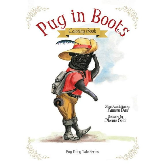 Pug In Boots - Coloring Book (Paperback)