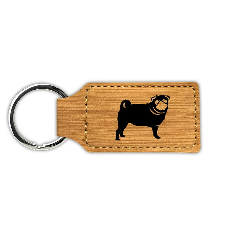 Pug key ring hot sale