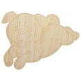 thumbnail image 1 of Pug Laying Down Dog Wood Shape Unfinished Piece Cutout Craft DIY Projects - 4.70 Inch Size - 1/4 Inch Thick, 1 of 7