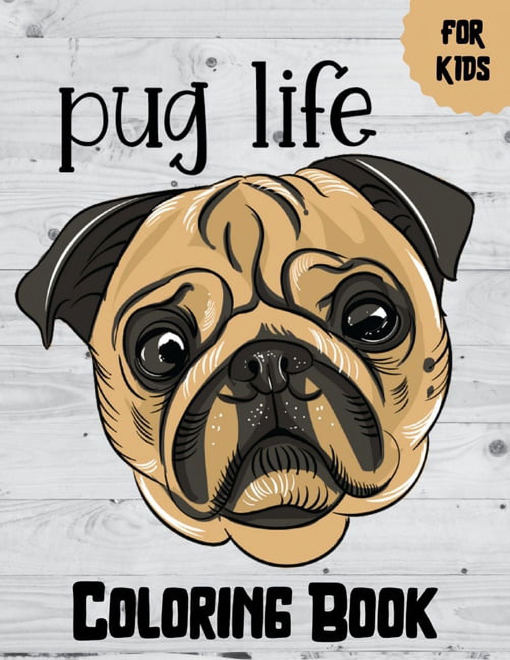Pug Coloring Book: A Cute Adult Coloring Book For Pug Owner. Best Gift For  Dog Lovers a book by Manga Press
