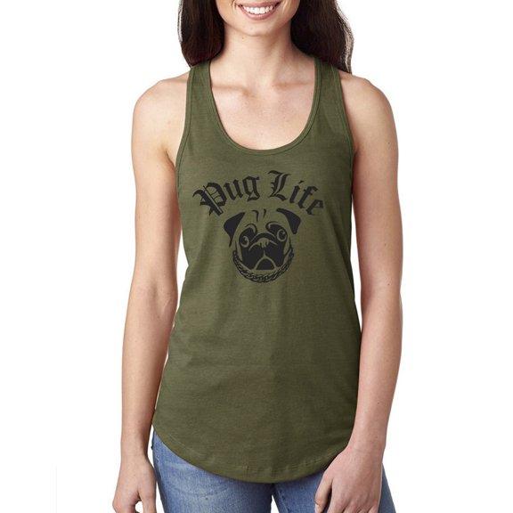 Pug Life Racerback Tank