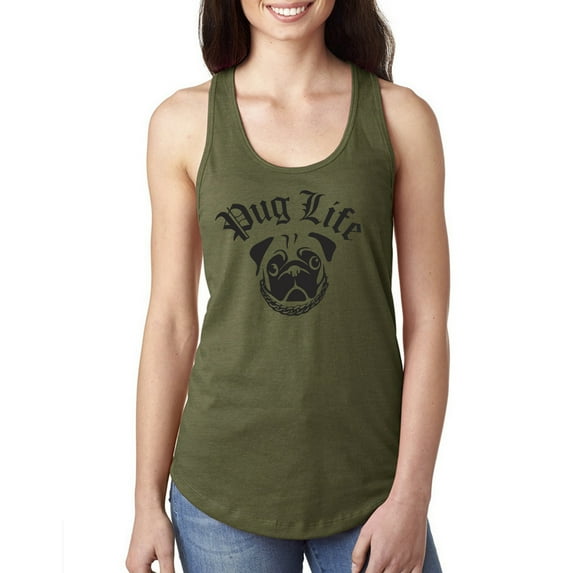 Pug Life Racerback Tank