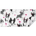 thumbnail image 1 of Pug and Love Heart Rectangle Tablecloth 60"x120",Waterproof Polyester Rectangle Table Cloth, Wipeable Spillproof Polyester Tablecloth for Dining, Camping, Indoor and Outdoor, 1 of 6