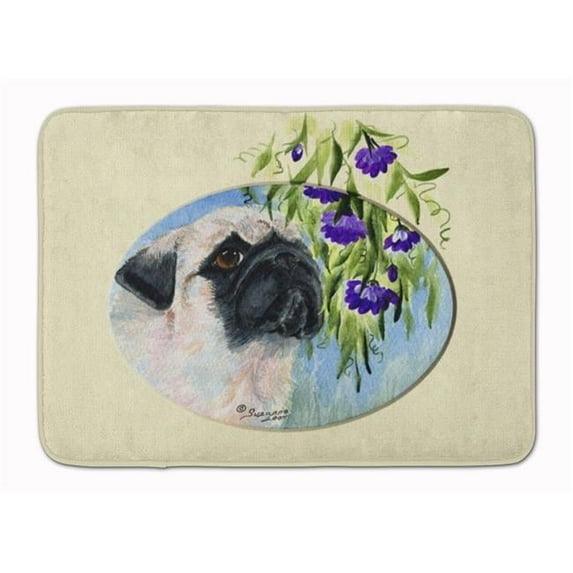 Pug Machine Washable Memory Foam Mat