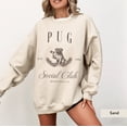 thumbnail image 1 of Pug Martini Social Club Sweatshirt, Pug, Pug Dog, Pug Sweatshirt, Pug Mom, Pug , Pug Shirt, Pug Lover, Pug Owner, Dog Mom, Dog Mom Tshirt All Size S-5XL, 1 of 5