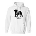 thumbnail image 1 of Pug Mom Adult Hooded Sweatshirt, 1 of 3