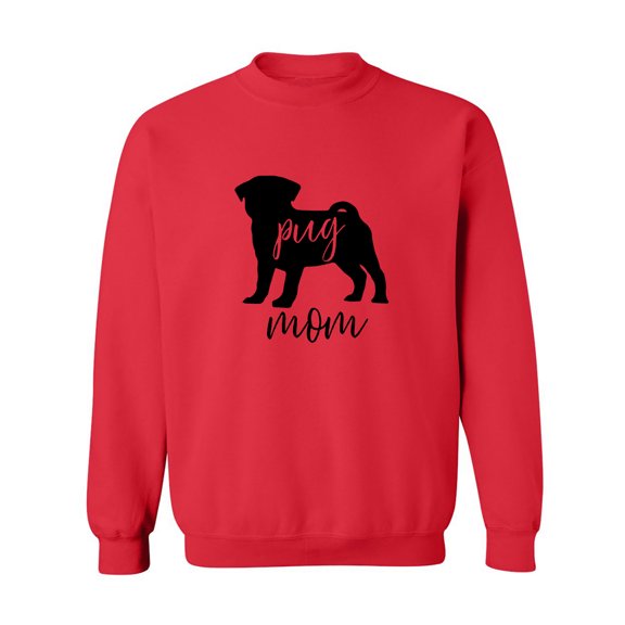 Pug Mom Crewneck Sweatshirt