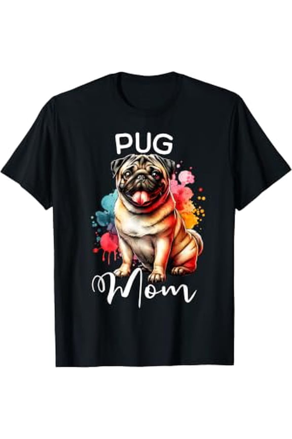 Pug Mom Dog T-Shirt