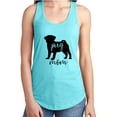 thumbnail image 1 of Pug Mom Racerback Tank, 1 of 3
