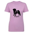 thumbnail image 1 of Pug Mom Womens crewneck tee, 1 of 3