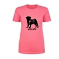 thumbnail image 1 of Pug Mom Womens crewneck tee, 1 of 2