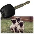 thumbnail image 1 of Pug Novelty Metal Key Chain KC-2177 3" x 1.5" Key Chain (KC), 1 of 1