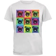 thumbnail image 1 of Pug Pop Art Repeating Squares White Adult T-Shirt - 2X-Large, 1 of 1