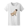 thumbnail image 1 of Pug Puppy Sitting In Profile Tee Women's -Image by Shutterstock, 1 of 2