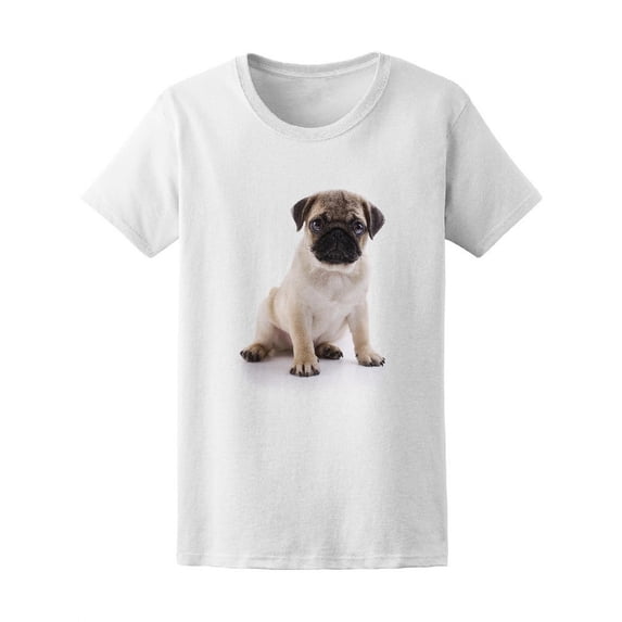 Pug Puppy Tee Women's -Image by Shutterstock