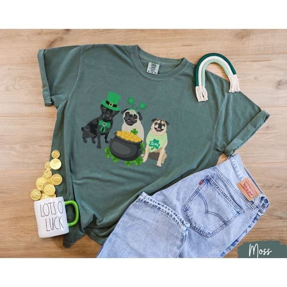 Pug St Patricks Day Shirt, Pug Shirt, Pug Dog, Pug Mom, Pug , Pug Owner, Pug Tee, Pug , St Pattys Day Shirt, St Pattys Shirt All Size S-5XL