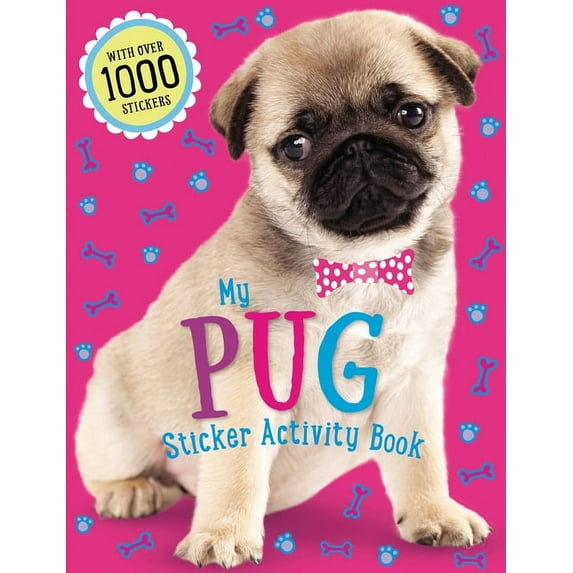 Pug Sticker Activity Book (Paperback)