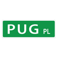 thumbnail image 1 of Pug Street Sign, 1 of 3