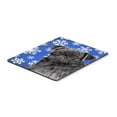 thumbnail image 1 of "Pug Winter Snowflakes Holiday Mouse Pad Hot Pad or Trivet", 1 of 1